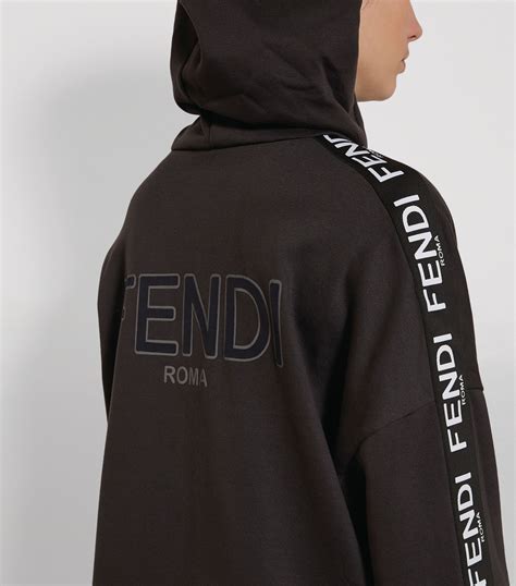 fendi hoodie zip|fendi hoodie selfridges.